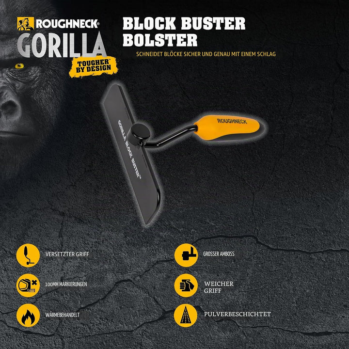 Roughneck 31-900 Werkzeug Gorilla Block Buster Bolster 1 230 mm, 1 230 mm
