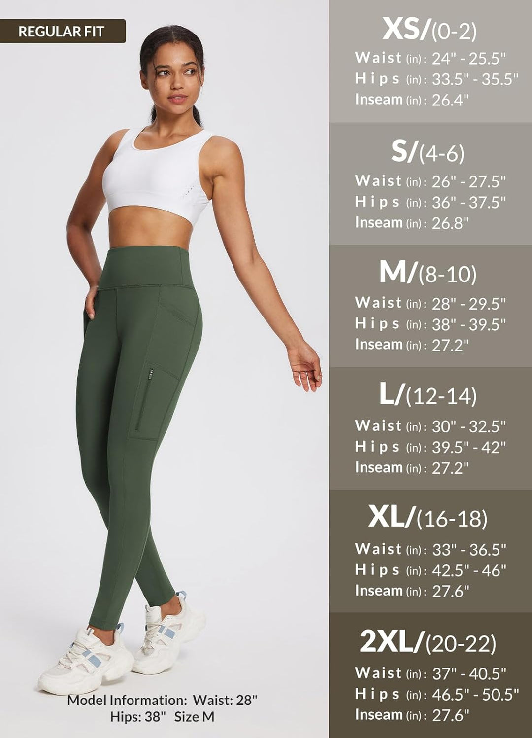 baleaf Damen Fleece gefütterte Leggings Wasserabweisend Hohe Taille Wanderleggings Thermo Leggings F