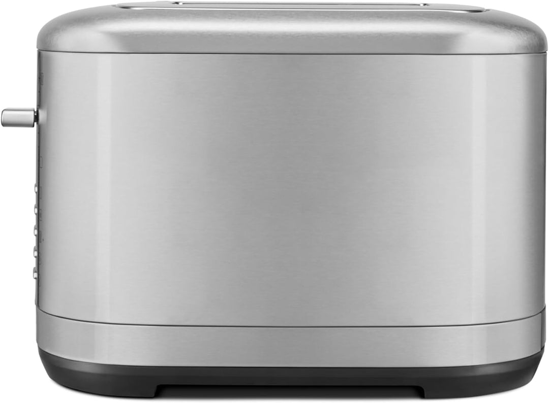 KitchenAid 5KMT2109ESX Toaster 2 Scheiben, extra breite Schlitze für Bagels & dickes Brot, 7 Bräunun