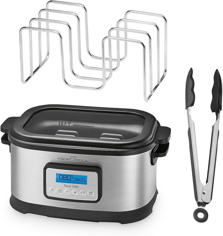 ProfiCook SV-1112 PC-SV 1112 Sous Vide Garer, punktgenaues Garen der Speisen durch elektronische Tem