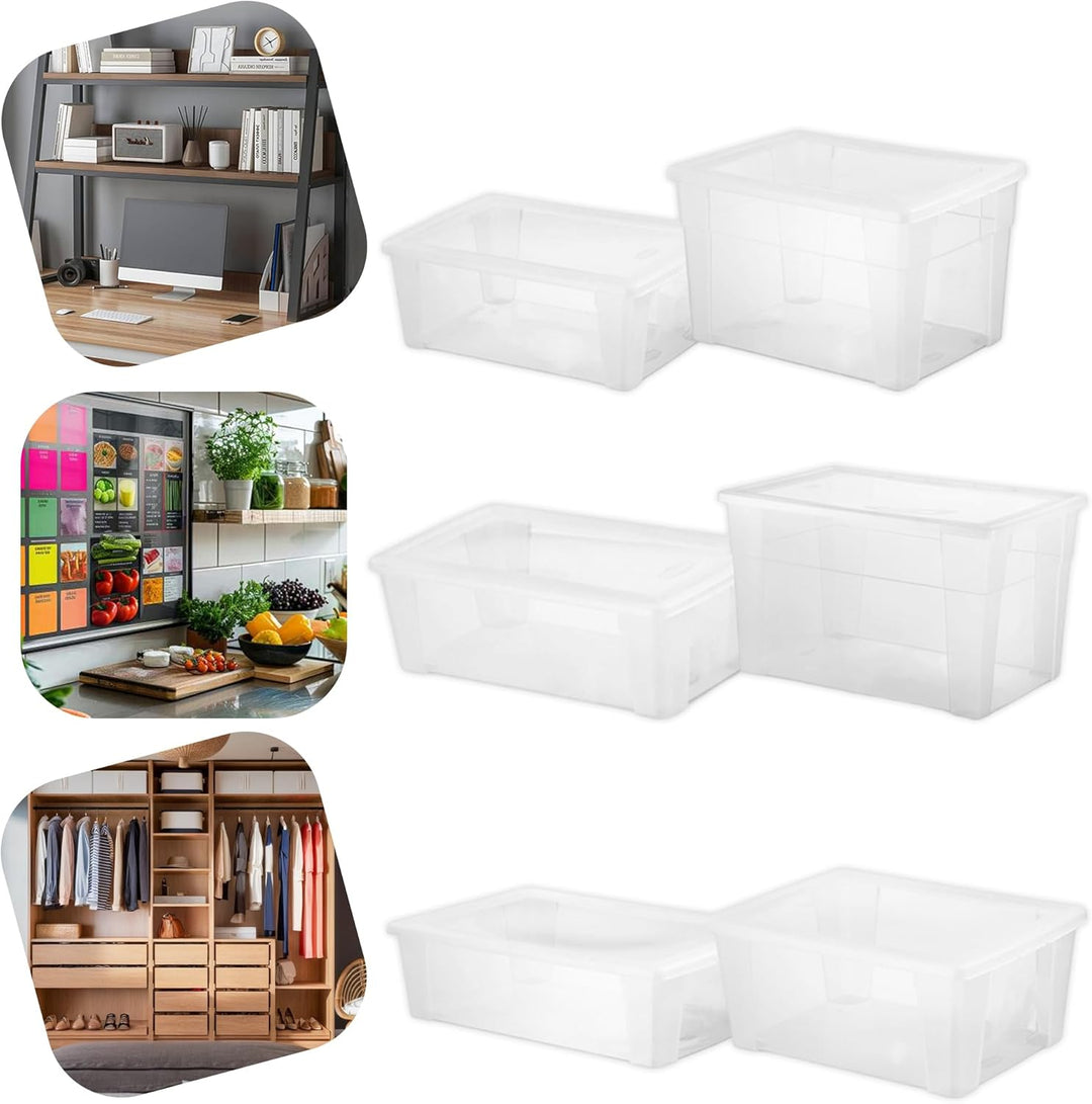 SCATOLA MULTIUSO VISUALBOX 60X40X35 13056 Bianco, Bianco