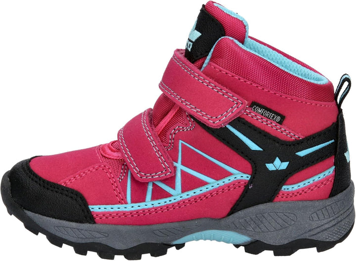 Lico Unisex Kinder Griffin High VTraillaufschuhe 34 EU Pink Schwarz Türkis, 34 EU Pink Schwarz T