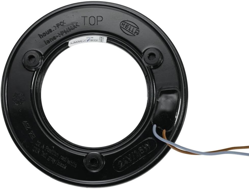 HELLA - Schlussleuchte - LED - 24V - Einbau - Lichtscheibenfarbe: glasklar - LED-Lichtfarbe: rot - S