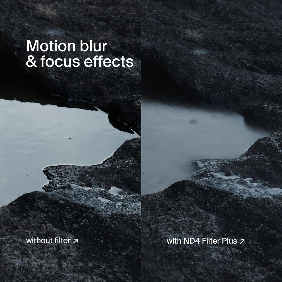 Urth 52 mm Graufilter ND4 (2 Stop) ND Filter (Plus) — Neutraldichte, 20-lagig nanobeschichtet, ultra