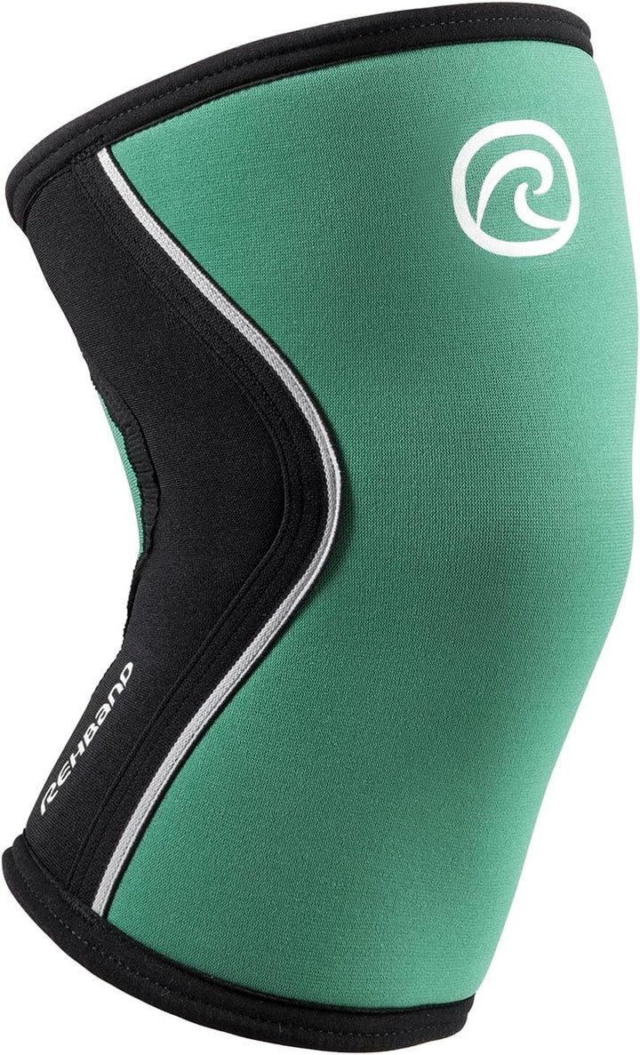 Rehband Kniebandage Kraftsport, Kniestütze für Cross Fit & schweres Training, Knee Sleeve aus 5 mm N