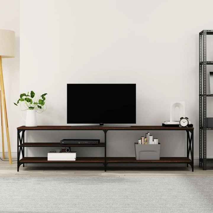 vidaXL TV Schrank, Fernsehschrank mit viel Stauraum, Lowboard für Fernseher Wohnzimmer, Fernsehtisch