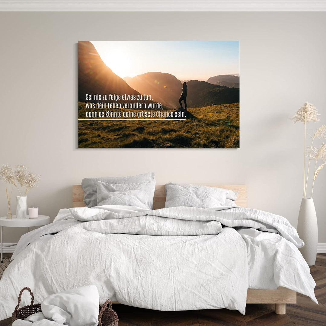 Printed Paintings Leinwand (80x60cm): Motivations-Sprüche und Zitate (Quotes), Inspirational Powe 80