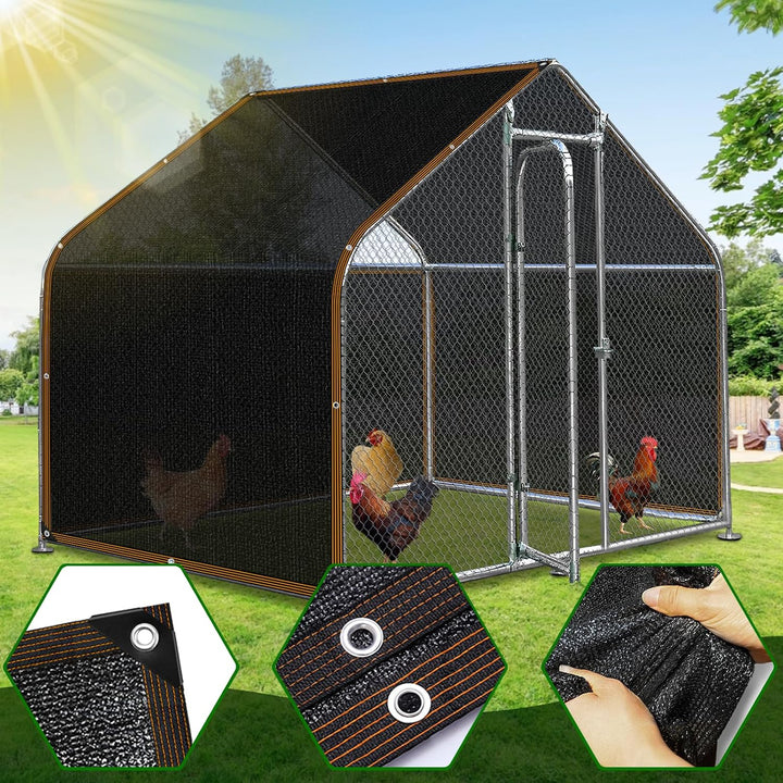 Schattennetz - 90% Beschattungsgrad mit perforiertem Sonnennetz, 2x1m Schattierungsnetz,geeignet für