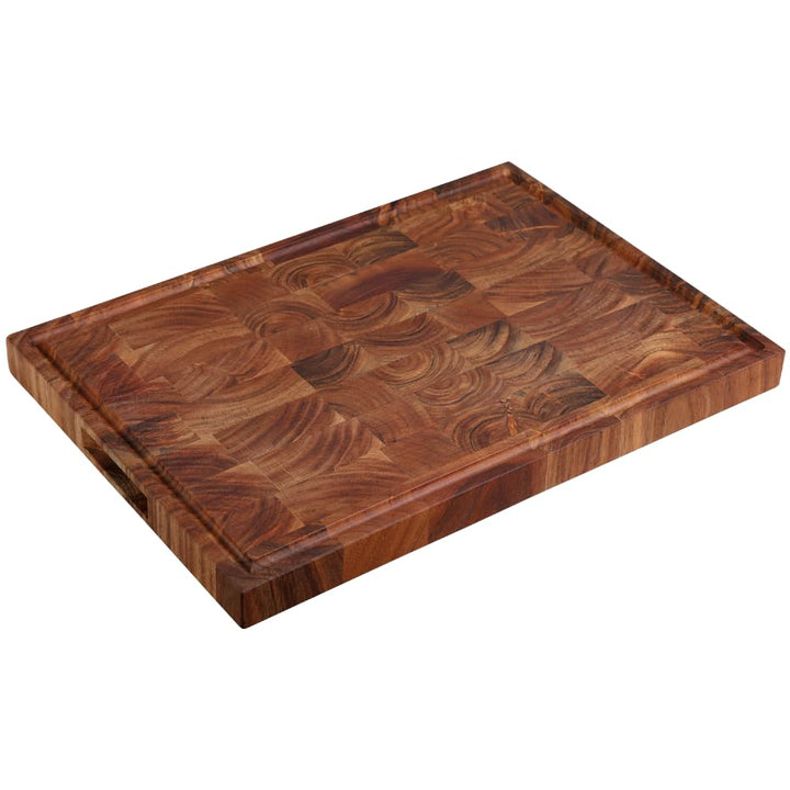 KESPER | Schneide- und Tranchierbrett, Material: Akazienholz, Masse: 50 x 35 x 3,5 cm, Farbe: Braun,