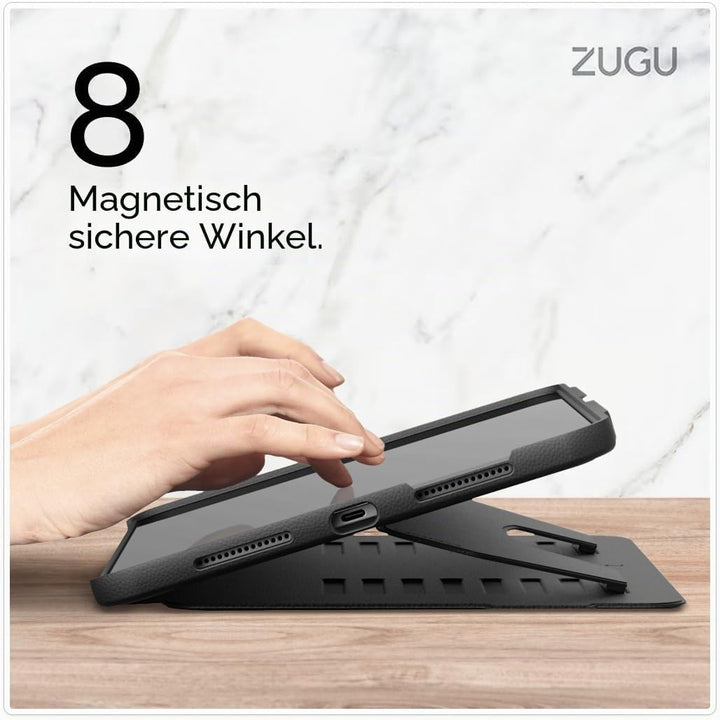 ZUGU CASE iPad Pro 11 Zoll Hülle (M4 / M5) 2024/2025 schlanke Schutzhülle 8 Winkel-Ständer magnetisc