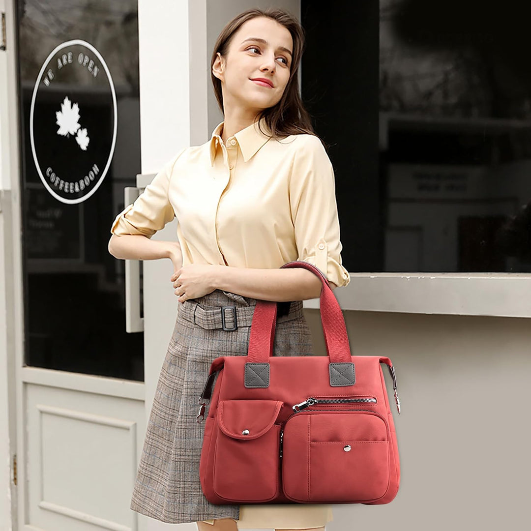DORRISO Damen Handtasche Umhängetasche Schultertasche Casual Umhängetaschen Gross Kapazität Schulter