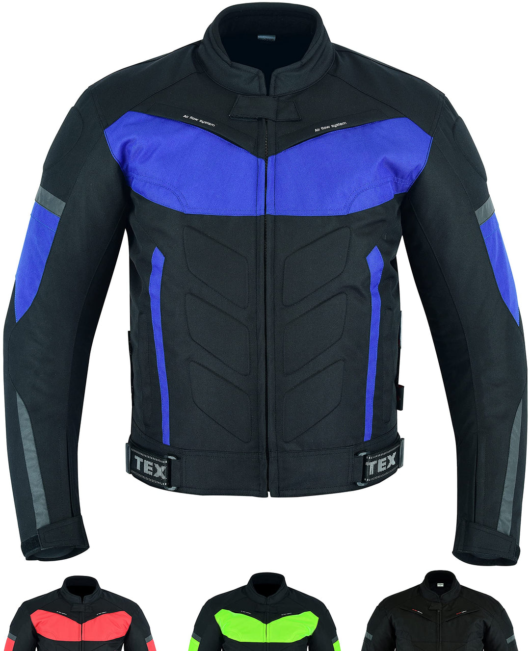 TEXPEED Motorradjacke herren mit protektoren - Motorrad Biker Wasserdicht Jacke Mit Rüstung (EN 1621