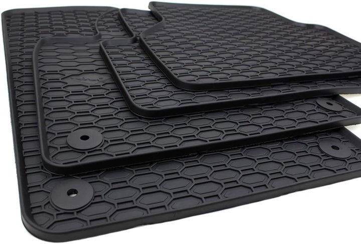 Kfzpremiumteile24 Gummimatten Kompatibel mit Tiguan I 5N Baujahr 2008-2016 Premium Fussmatten Allwet