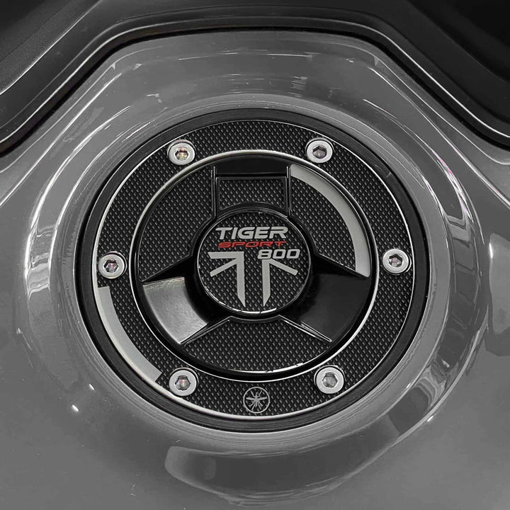 labelbike - Aufkleber 3D Motorrad Tankdeckel Schutz und Dekoration in Harz kompatibel mit Triumph Ti