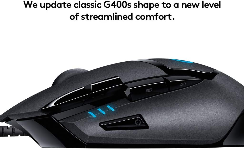 Logitech G402 Scroll-Rad, PC-Maus, PC/Mac, 2-Wege, Gaming Produkt
