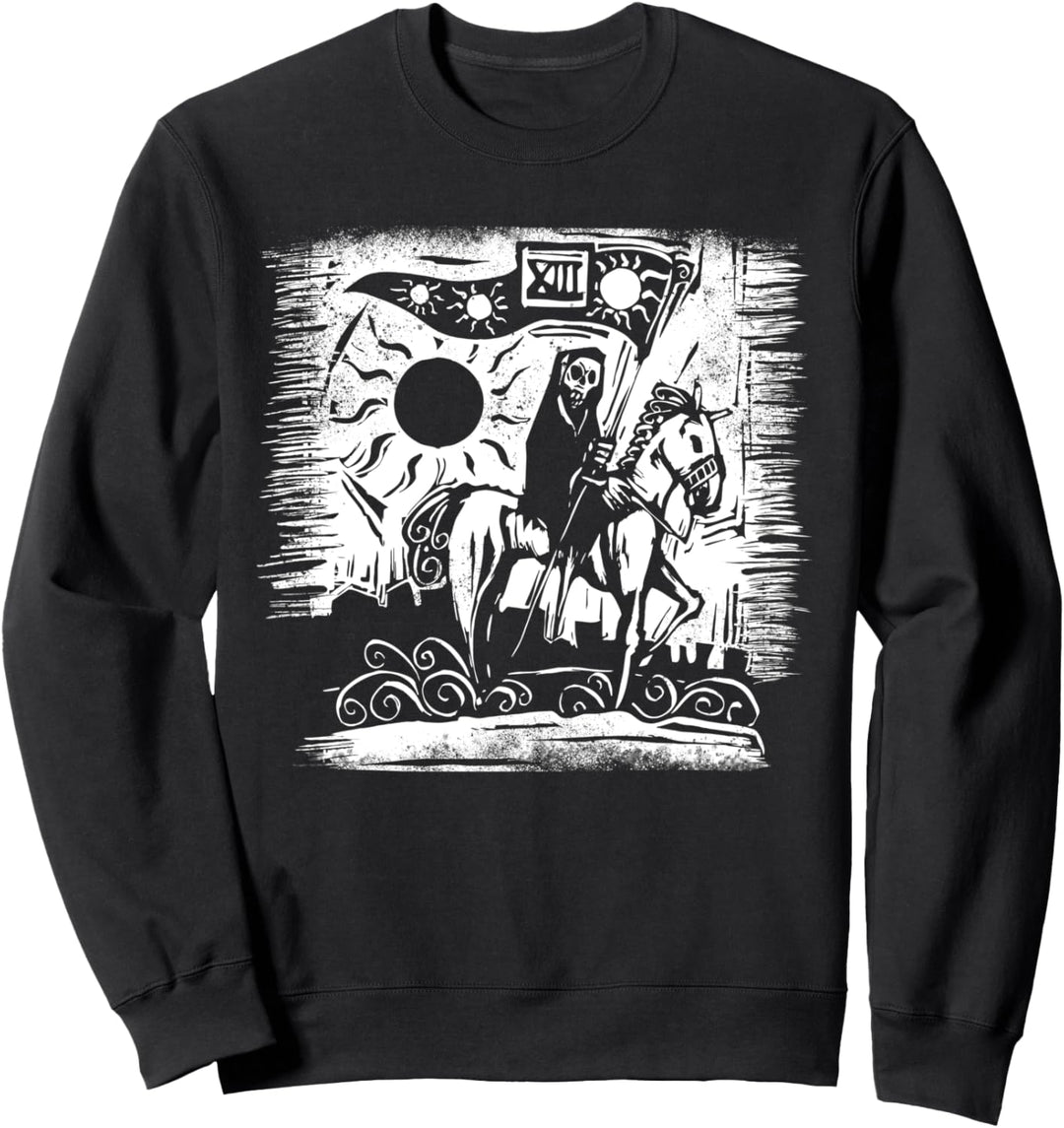 Tarot Death Horseman Design - Blackcraft Kleidung Geschenk Sweatshirt