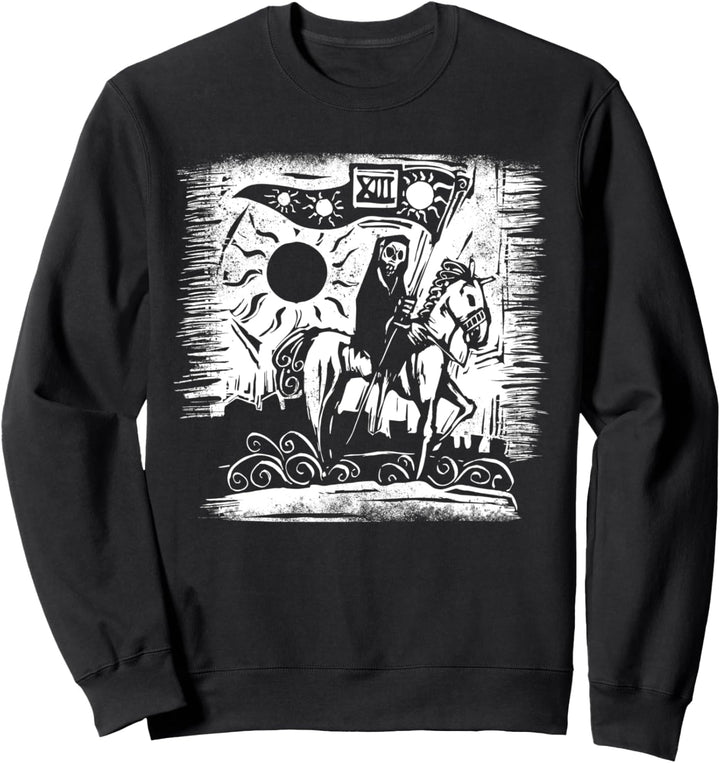 Tarot Death Horseman Design - Blackcraft Kleidung Geschenk Sweatshirt