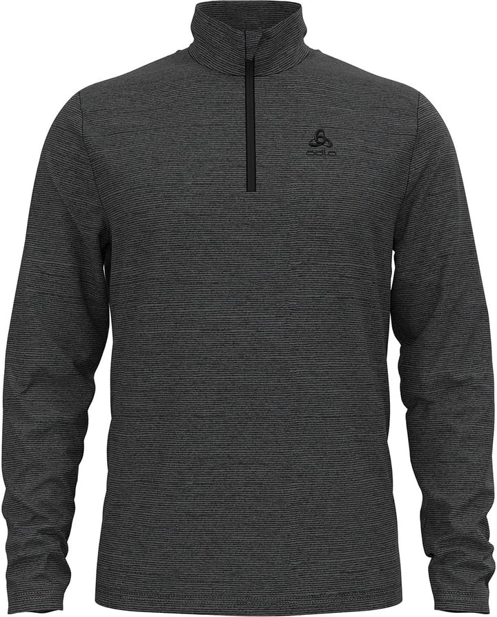 Odlo Herren Midlayer 1/2 Zip Roy Pullover XL Shale Grey - Black