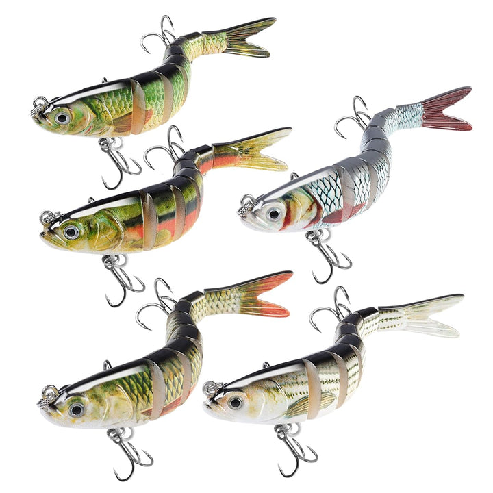 RYACO Angelköder, Kunstköder Wobbler Hecht, Fisch Köder für Zander Barsch Forellen Swimbait lebensec