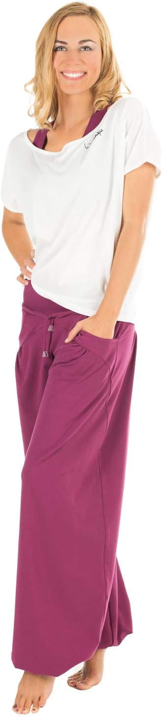 WINSHAPE Damen Trainingshose Dance Fitness Freizeit Sport XXL Berry-love, XXL Berry-love