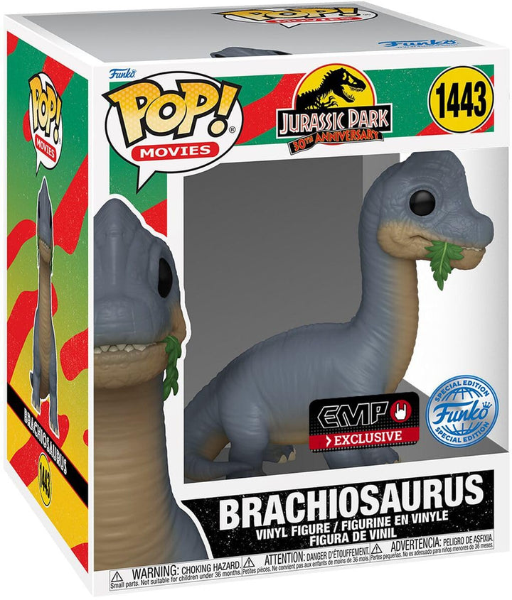 Funko Jurassic Park Brachiosaurus Super Pop! Vinyl-Figur #1443, 73712, Mehrfarbig