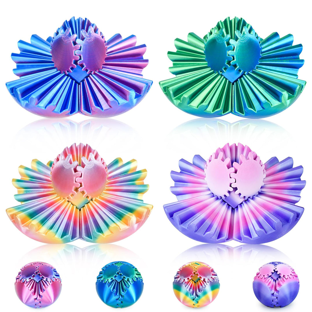 Gear Ball 3D gedrucktes Fidget Spielzeug Drehbare Zahnradkugel Stressabbau Schreibtischspielzeug Erw