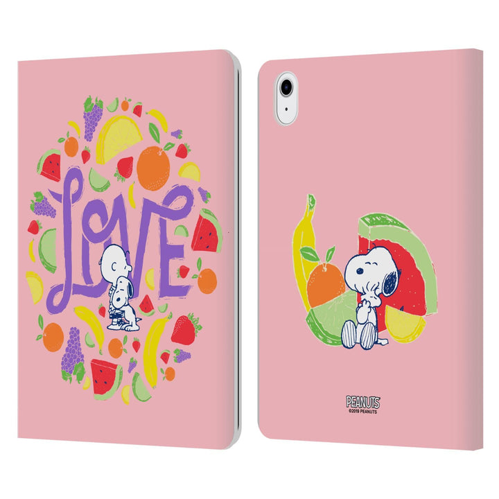 Head Case Designs Offizielle Peanuts Charlie und Snoopy Naturgemaess Suess Leder-Wallet-Hülle Kompat