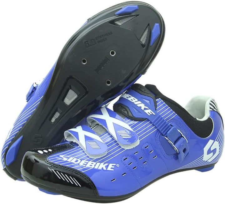 Msport Radfahren Schuhe für Rennrad,Rennradschuhe atmungsaktiv, Fahrradschuhe für Herren/Damen 43 EU