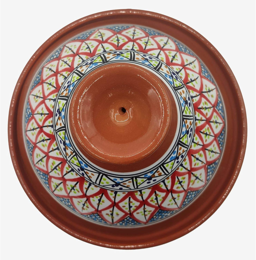 Tajine Terracotta-Topf Ethnischer Teller Marokkanisch Tunesisch XL 32 cm 2910201103