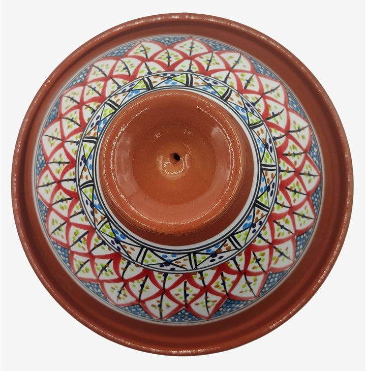 Tajine Terracotta-Topf Ethnischer Teller Marokkanisch Tunesisch XL 32 cm 2910201103