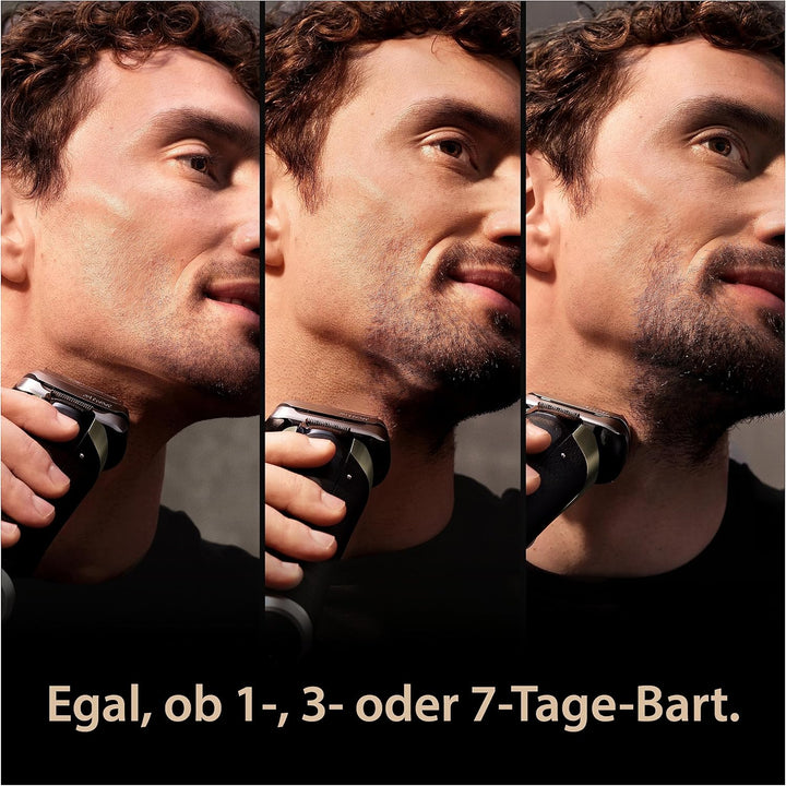 Braun Series 9 Pro+ Rasierer Herren Elektrisch, Elektrorasierer mit 5 Pro Rasierelementen, Langhaars