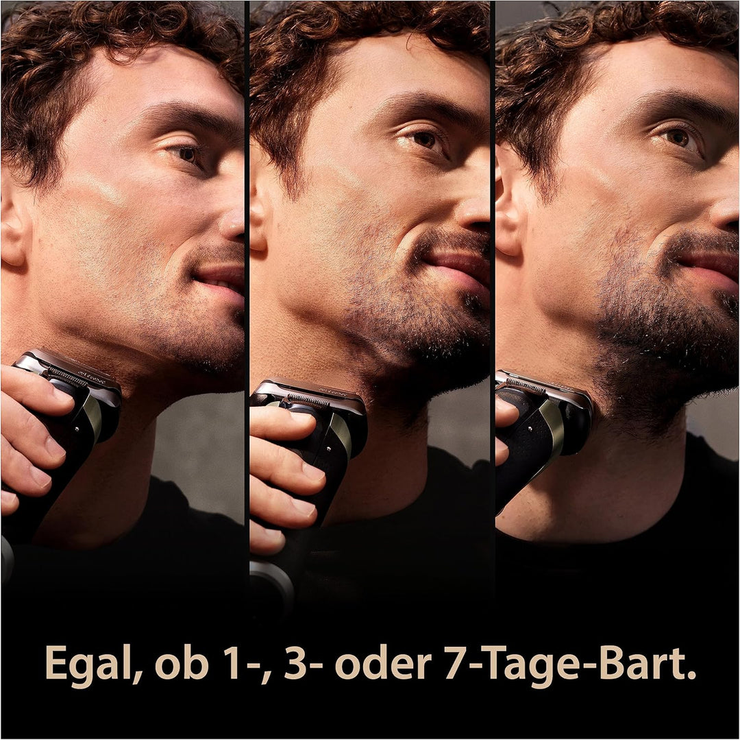 Braun Series 9 Pro+ Rasierer Herren, Elektrorasierer mit 5 Pro Rasierelementen, Langhaarschneider &