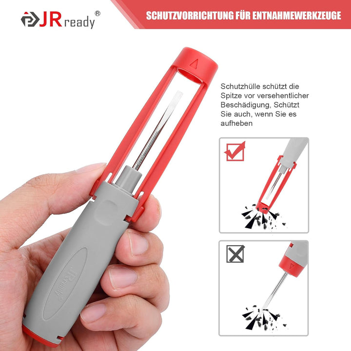 JRready JRconDRK-RT1S Entriegelungswerkzeug Neues Upgrade Auspinwerkzeug Mit Schutzhülle Für Deutsch