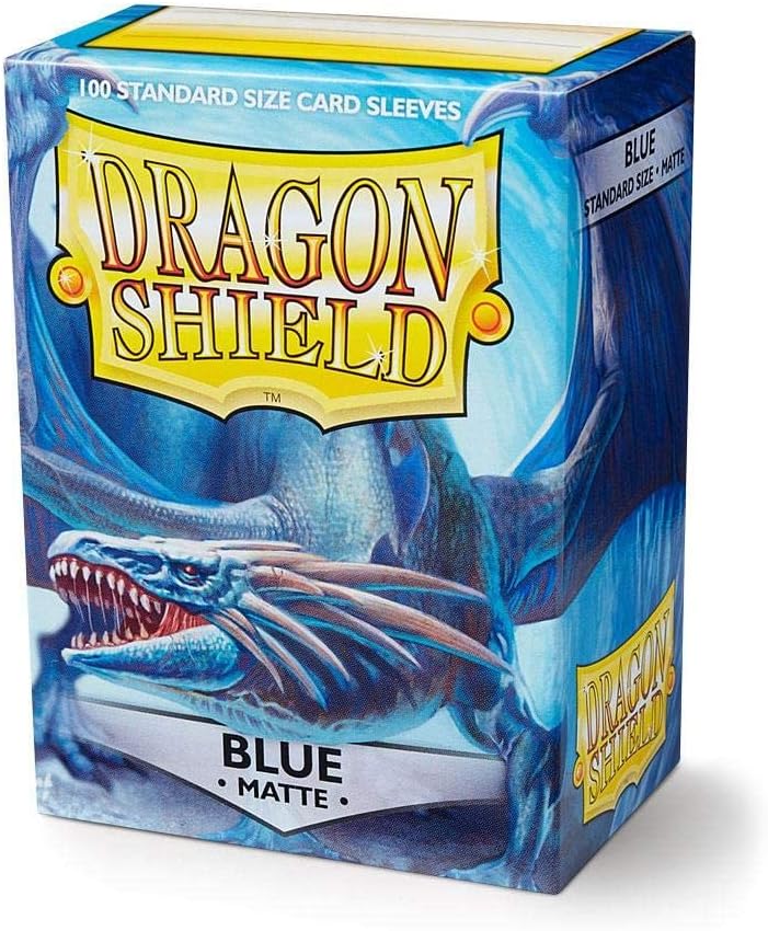 5 Packs Dragon Shield Matte Blue Standard Size 100 ct Card Sleeves Value Bundle! Blau