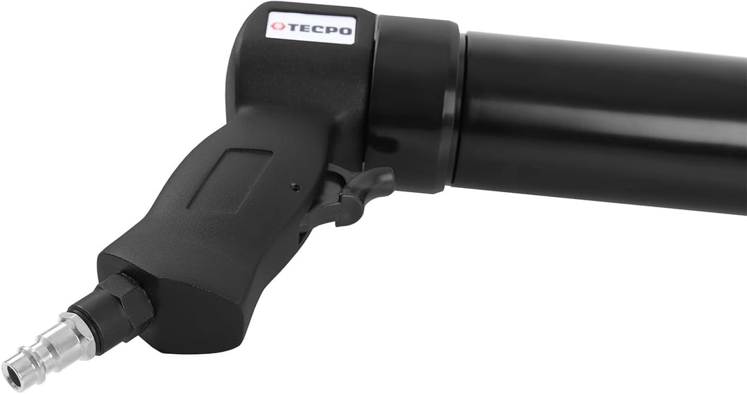 TECPO Druckluft Kartuschenpresse mit stufenlose Mengenregulierung und Flussautomatik für Silikonpres