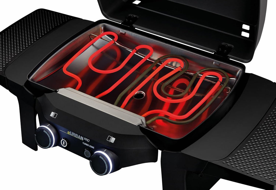 Enders® Elektrogrill eURBAN Pro 2 Turbo Tischgrill, Balkongrill &amp; mobiler Grill, 3 Heizelemente 2,2