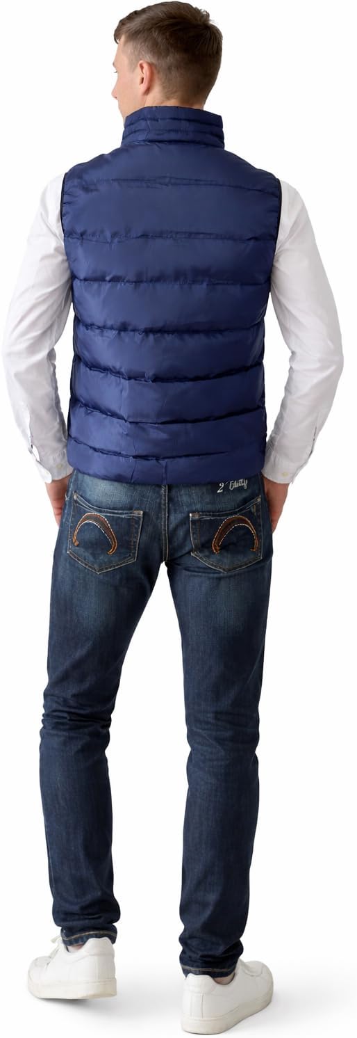 Herren leichte Steppweste Weste Berlin Bodywarmer mit Seitentaschen gesteppt ideal für den Übergang