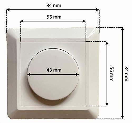greenandco gc-200MCS zusätzliche Bedieneinheit für digitalen Master Dimmer gc-200MCM, weiss (DIES IS