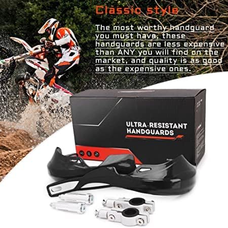 Motorrad-Handprotektoren Aluminium-Handschützer Universal für 7/8 "und 1 1/8" Bürstenstange für Off-