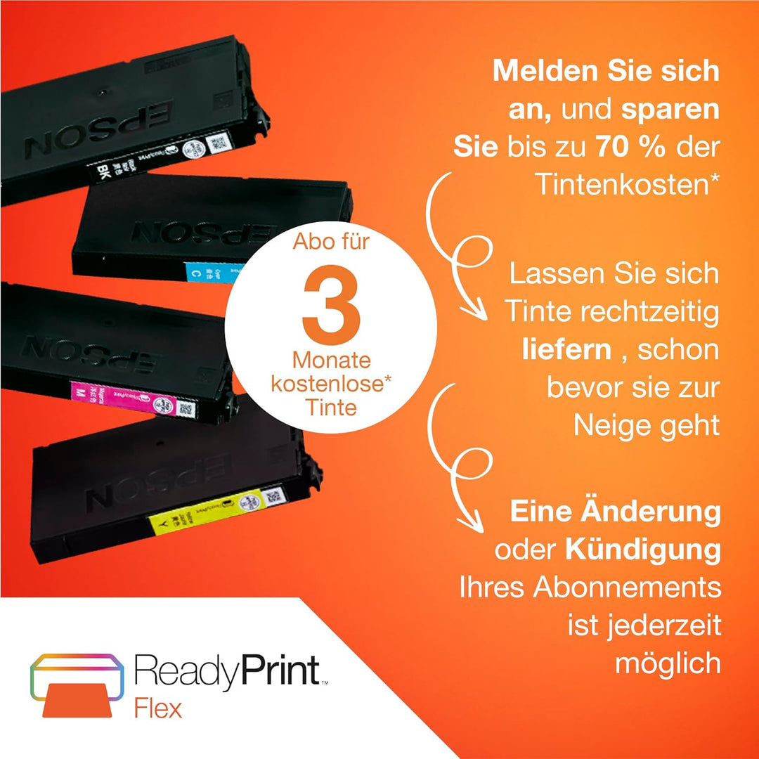 Epson Expression XP-4205 A4 kabelloser Multifunktionstintenstrahldrucker inkl. kostenloser Tinte für
