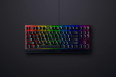 Razer BlackWidow V3 (Yellow Switch) - Gaming Tastatur mit mechanischen Schaltern (Taktil & klickend,