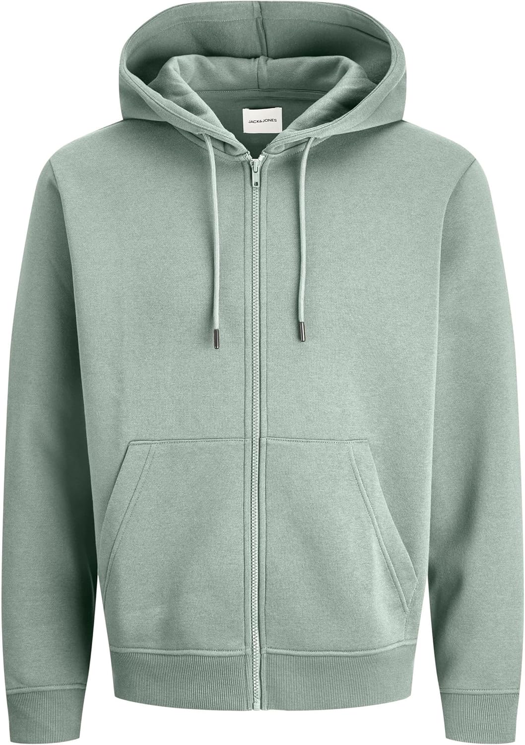 JACK & JONES Regular Fit Kapuzenjacke Hoodie mit Reissverschluss Uni Zip Pullover Sweater JJEBRADLEY