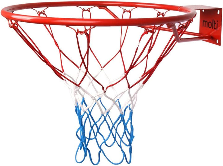 molti Basketball Set für Kinder | Ball Gr. 5| Ř 45 cm Basketballkorb mit Wandhalterung und abnehmbar