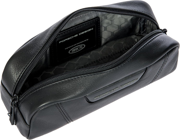 Porsche Design Roadster Leder Evo Accessory Pouch, Schwarz