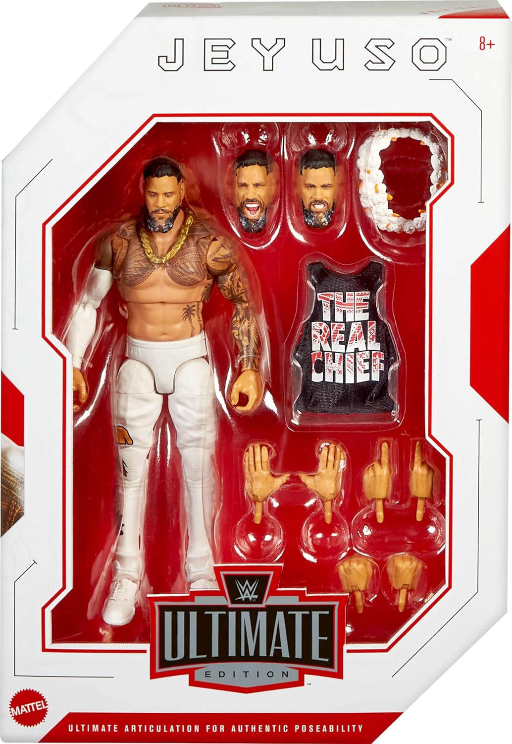 Mattel WWE Ultimate Edition Actionfigur (Jey USO), Jey Uso
