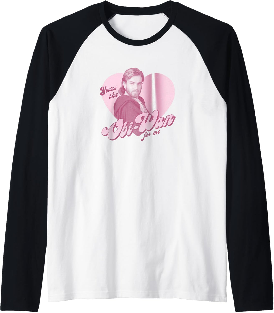 Star Wars Obi-Wan Valentine's Day You're The Obi-Wan For Me Raglan