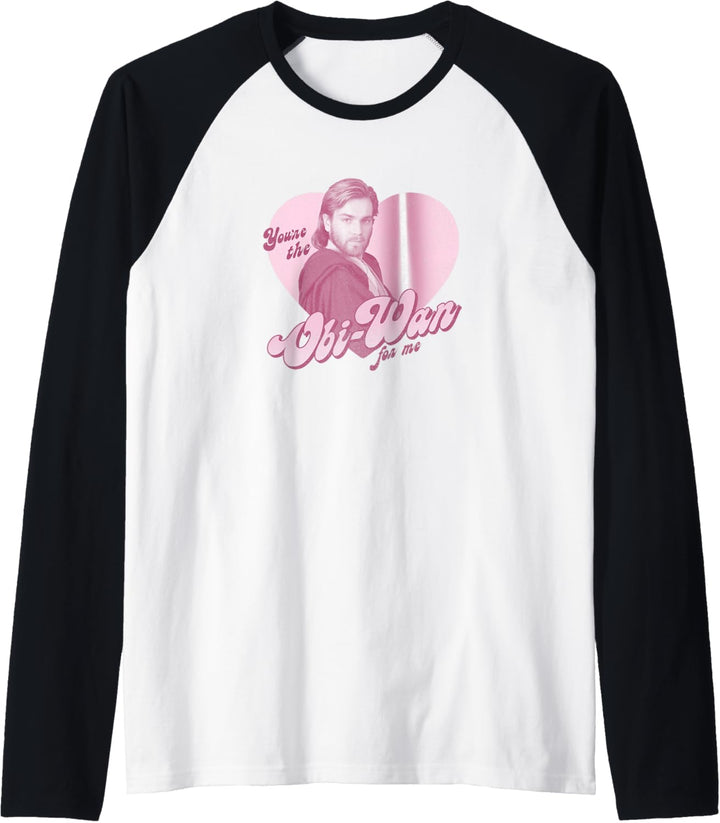 Star Wars Obi-Wan Valentine's Day You're The Obi-Wan For Me Raglan