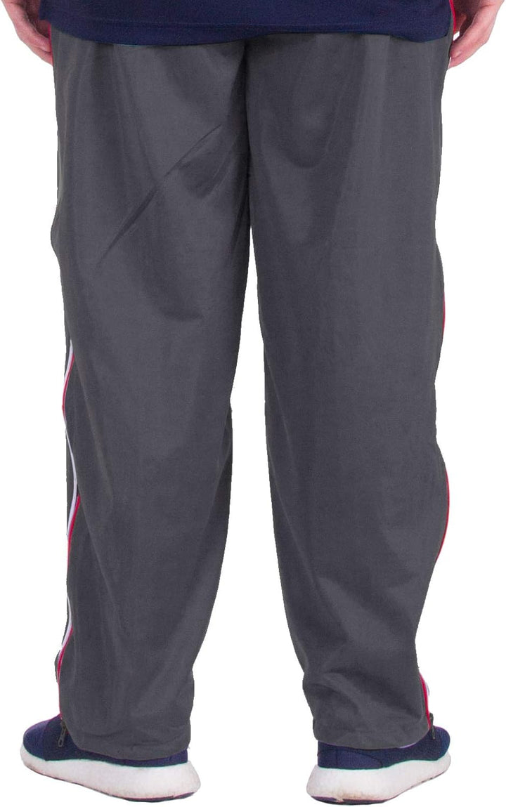 Henry Terre Herren Reha Sweat Hose Sporthose Durchgehender Reissverschluss, Anthrazit