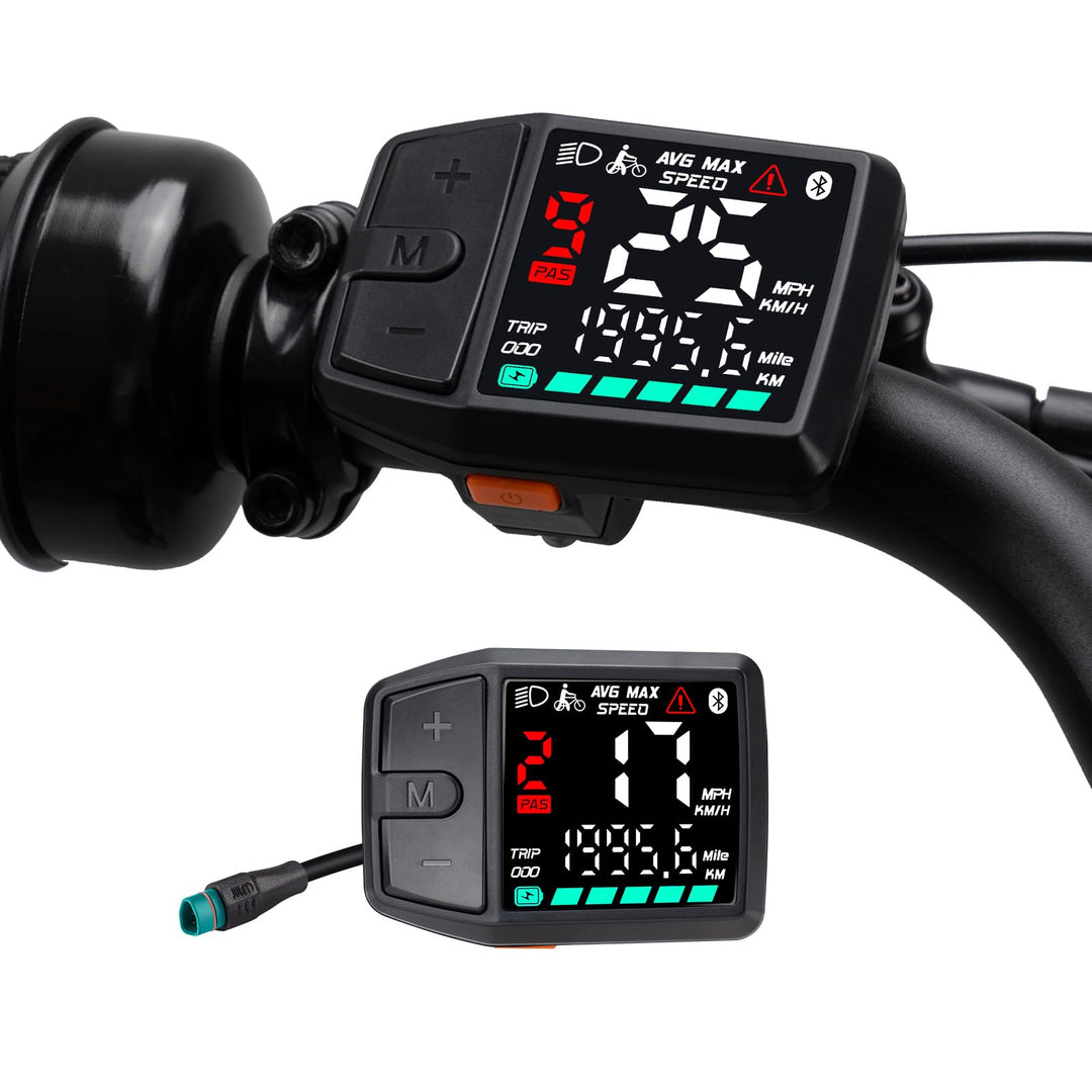 BAFANG 5 Pin Male Ebike Display für Bafang CAN Protokoll Motoren, Ebike Tachometer Fahrrad Computer