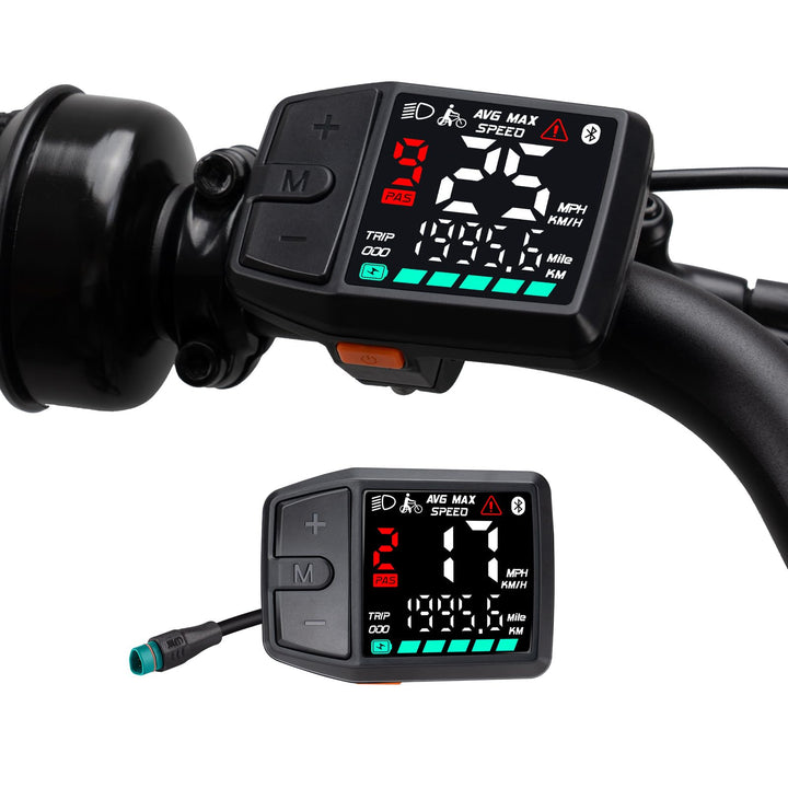 BAFANG 5 Pin Male Ebike Display für Bafang CAN Protokoll Motoren, Ebike Tachometer Fahrrad Computer